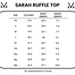 Sarah Ruffle Top - Ivory