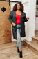 One Of The Girls Cardi In Charcoal