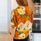 Picking Blooms Blouse in Amber Mix