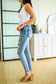 Talulla Bleach Splash Button Fly Destroyed Skinny Jeans