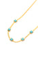 Turquoise Squares Necklace