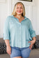 Unwavering Confidence Blouse in Light Blue