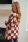 When I See You Again Checkered Cardigan