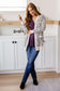 Love On The Line V-Neck Peplum Blouse