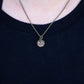 Dainty Circle Druzy Necklace