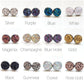 Dainty Circle Druzy Necklace